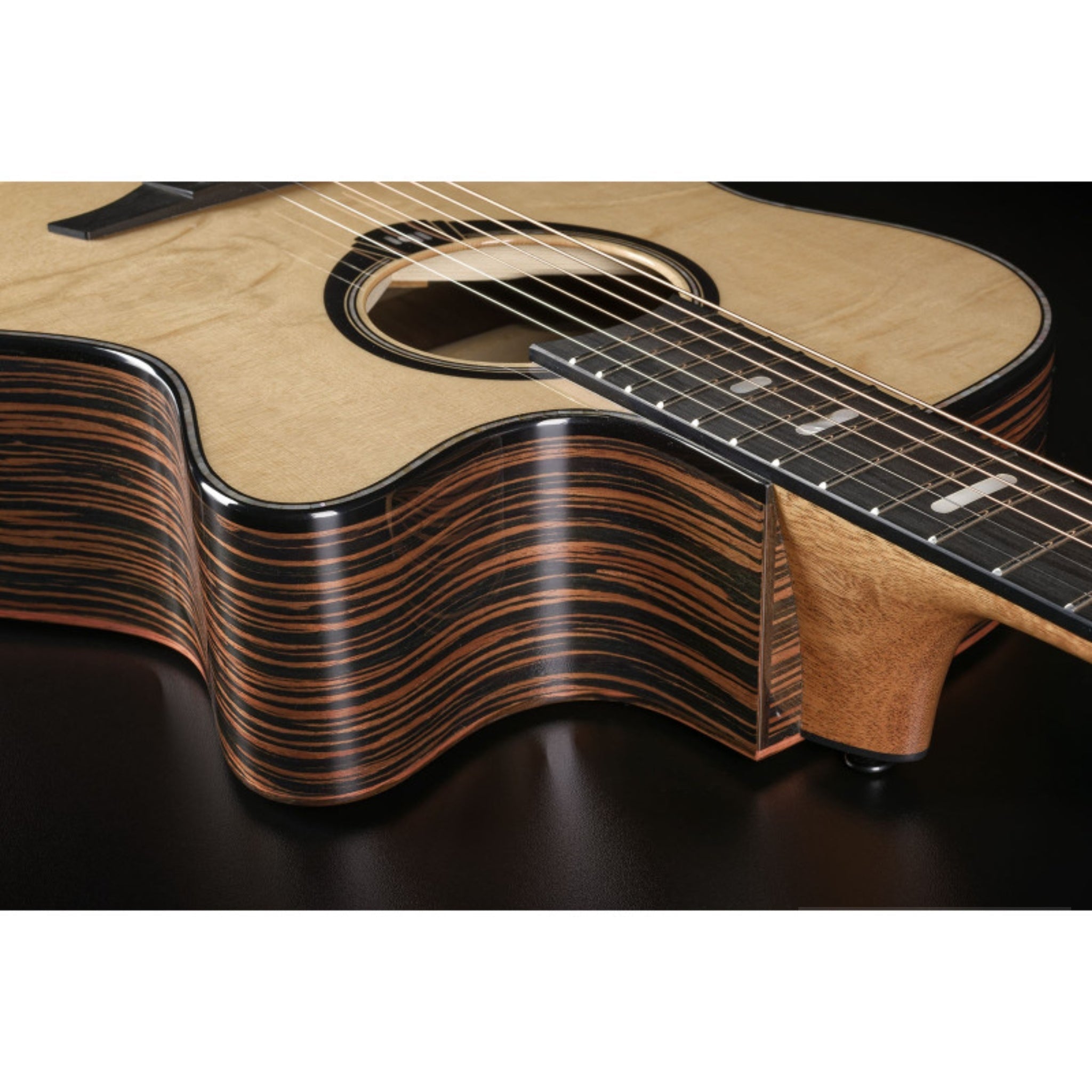 Lag Hyvibe 50 Auditorium Bevel Cutaway Gloss GLH HV50ACE - El Cajon Guitars and Music