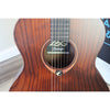 Lâg Sauvage-A Auditorium Acoustic Guitar – Serial 2511LT20951 rosette and sound hole showing sticker with model and serial number inside.