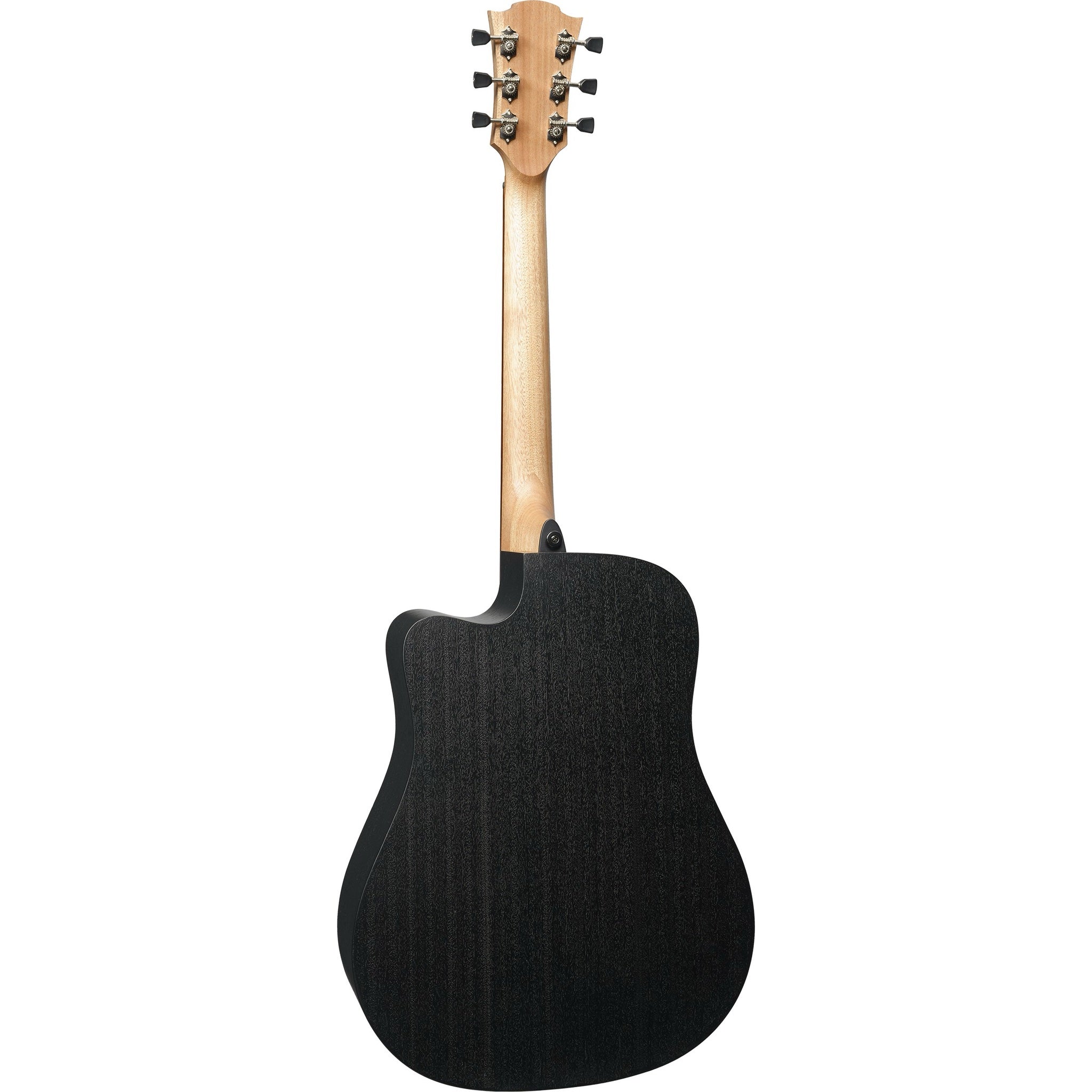 Lâg Tramontane 70 T70DCE-B&B Dreadnought Acoustic-Electric Guitar – Black & Brown