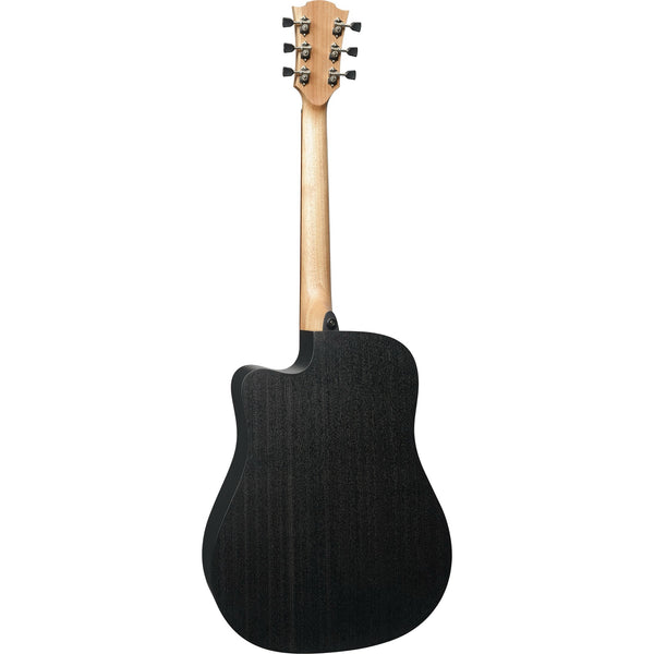 Lâg Tramontane 70 T70DCE-B&B Dreadnought Acoustic-Electric Guitar – Black & Brown