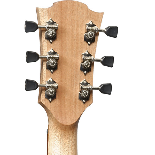 Lâg Tramontane 70 T70DCE-B&B Dreadnought Acoustic-Electric Guitar – Black & Brown