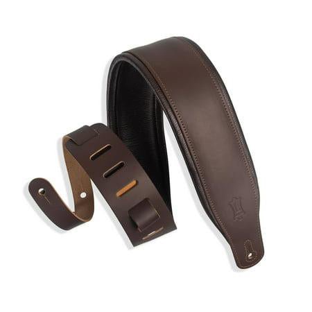 Levy S M26PD - DBR_DBR Classics Series 3 Guitar Strap Brown - El Cajon Guitars and Music