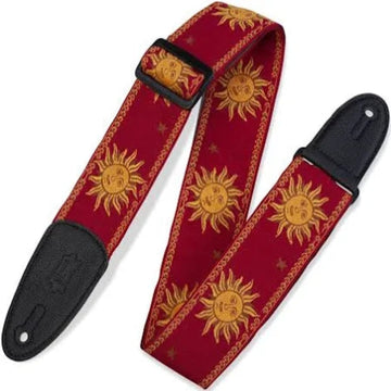 Levy's Sun Motif Series Woven Guitar Strap