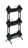 Musiea BX300 3 Tier Vinyl Record Holder for Albums, Magazine Display, Book and Files Organizer