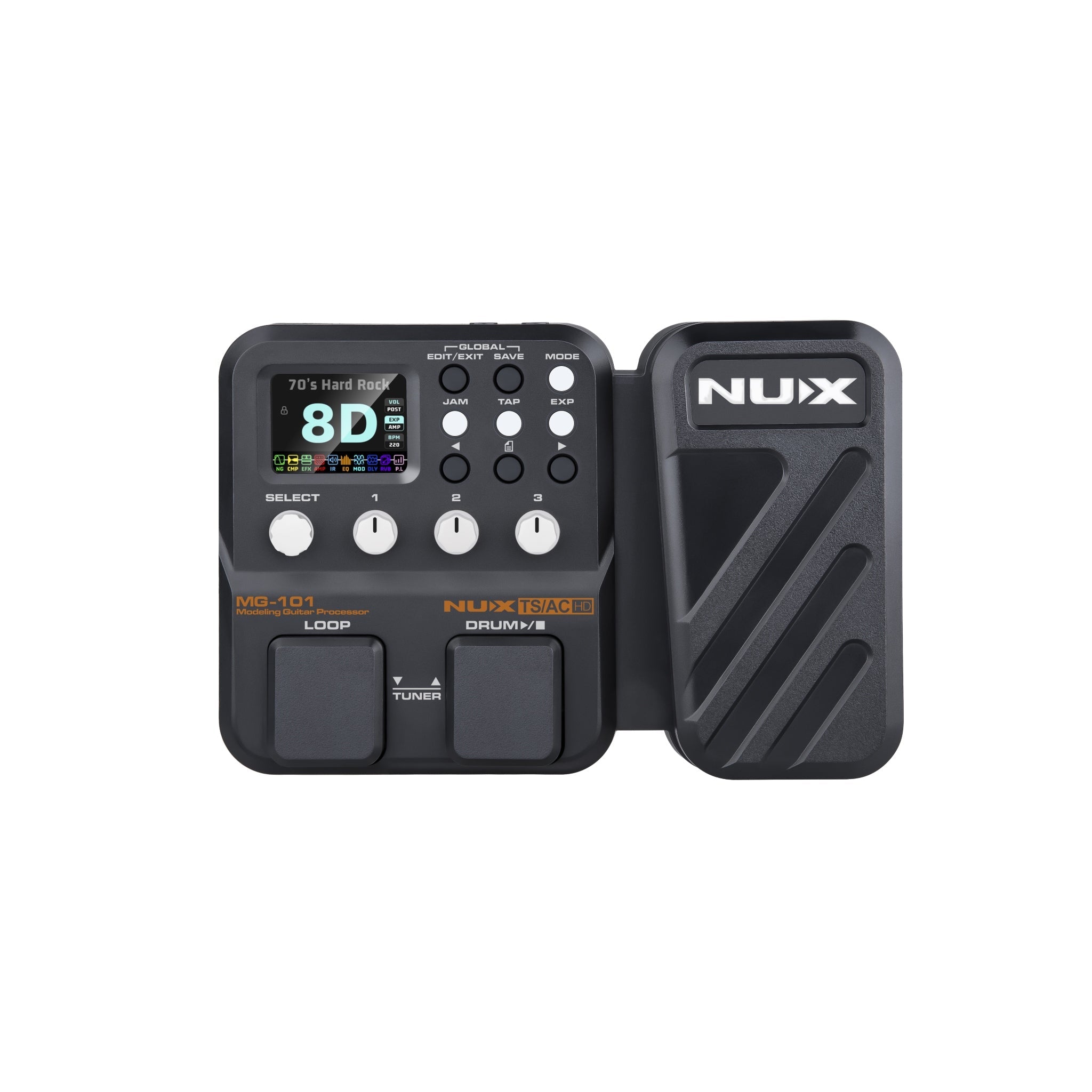 New!! NUX Mg - 101 Modeling Guitar Processor - El Cajon Guitars and Music