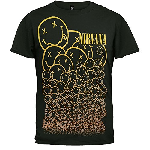 Nirvana Smiley Face Mens T-shirt