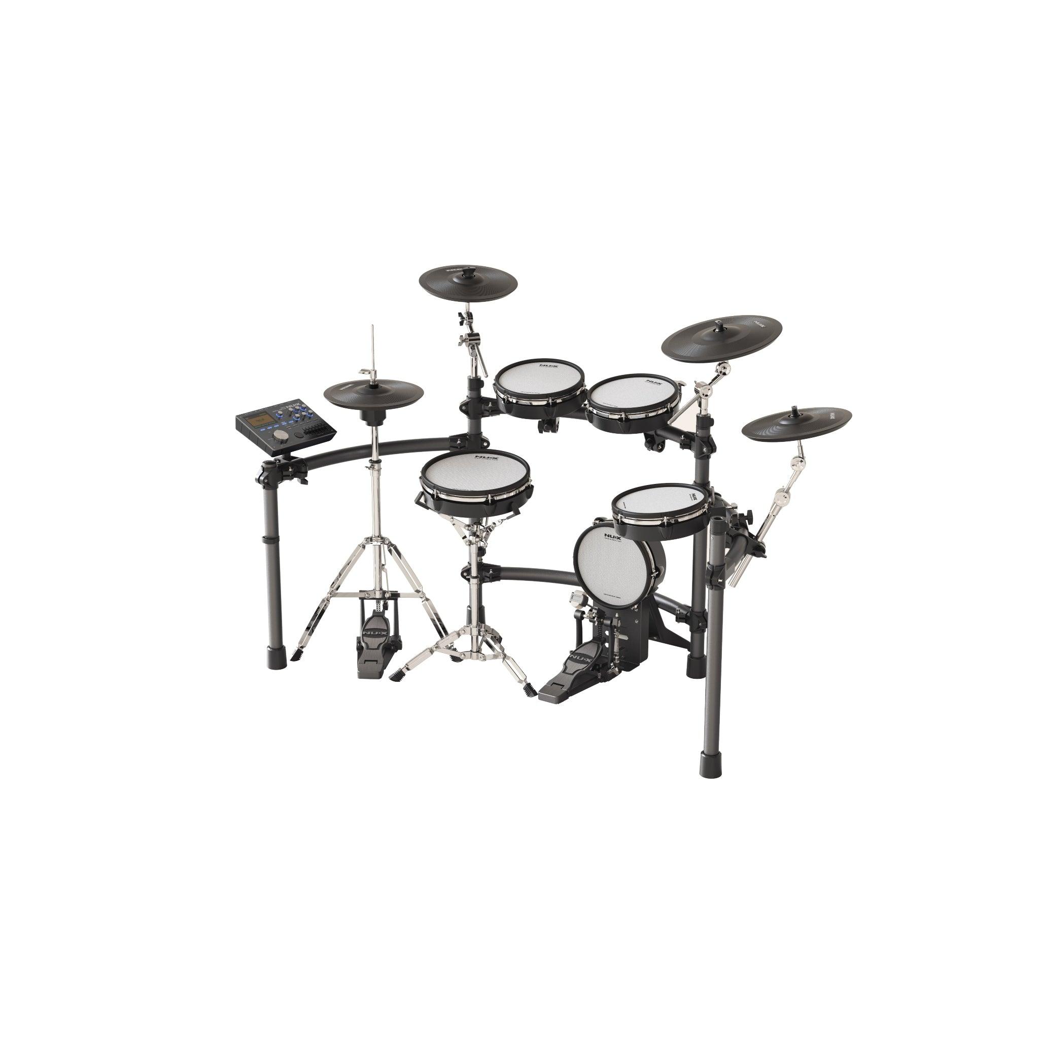 NUX DM - 8 Digital Drum Kit, Authentic Acoustic - Like Feel, Realistic Expressive Playing, Robust Rack System - El Cajon Guitars and Music