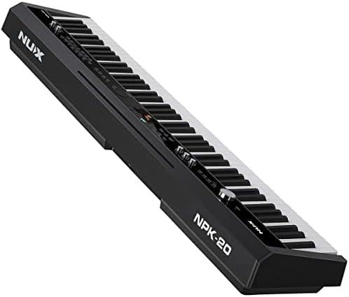 NUX NPK - 20 Portable Digital Piano, 271 Sounds, 88 - Key Triple - Sensor Scaled Hammer - Action Keyboard - El Cajon Guitars and Music