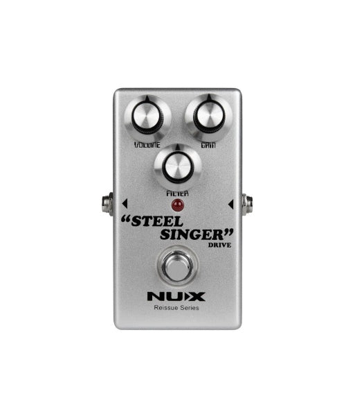 Nux Reissue Series Steel Singer Drive Effects Pedal Silver - El Cajon Guitars and Music