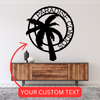 Palm Tree Personalized Gifts - Custom Metal Sign
