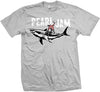 Pearl Jam Vedder Shark Cowboy Mens T-shirt Officially Licensed