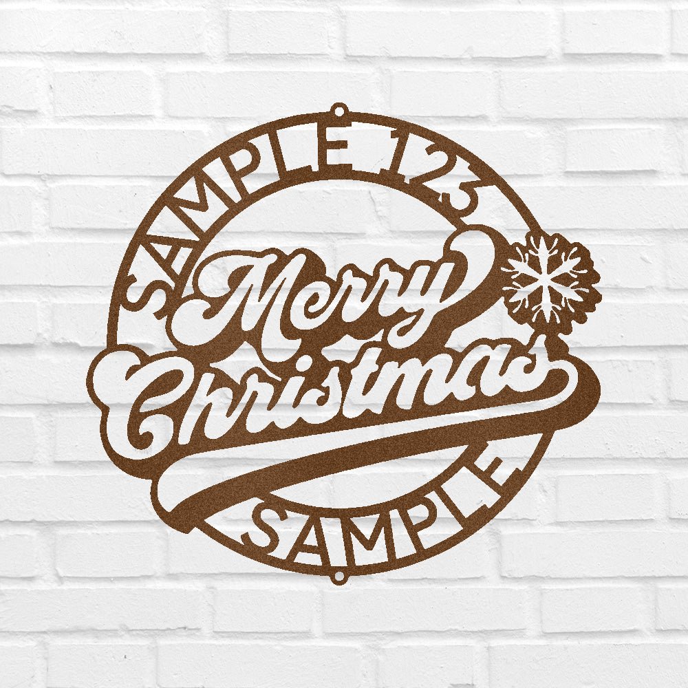 Christmas Ring Personalized Gifts - Custom Metal Sign