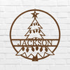 Christmas Tree Personalized Gifts - Custom Metal Sign