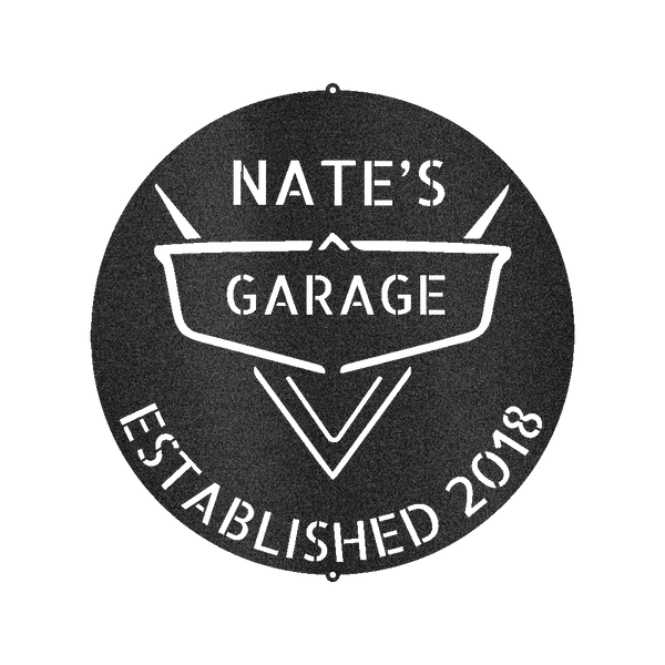 Classic Car Garage Personalized Gifts - Custom Metal Sign