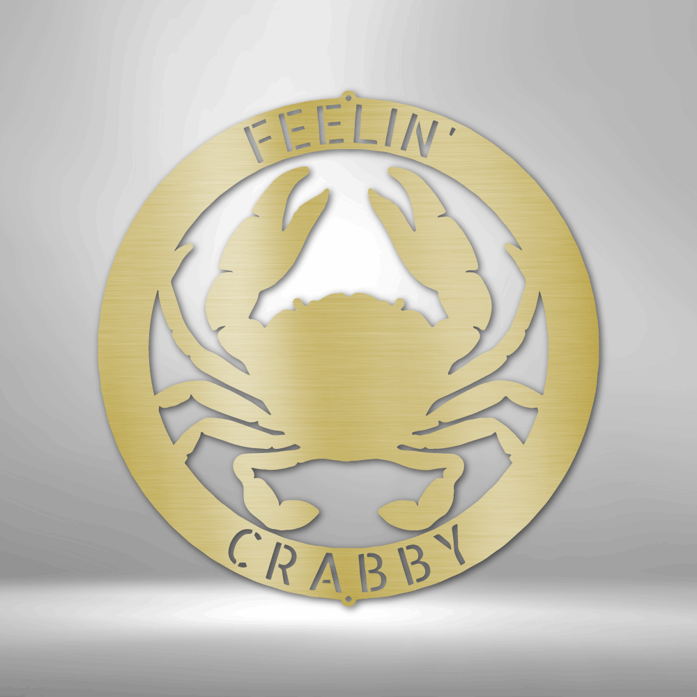 Crab Ring Personalized Gifts - Custom Metal Sign