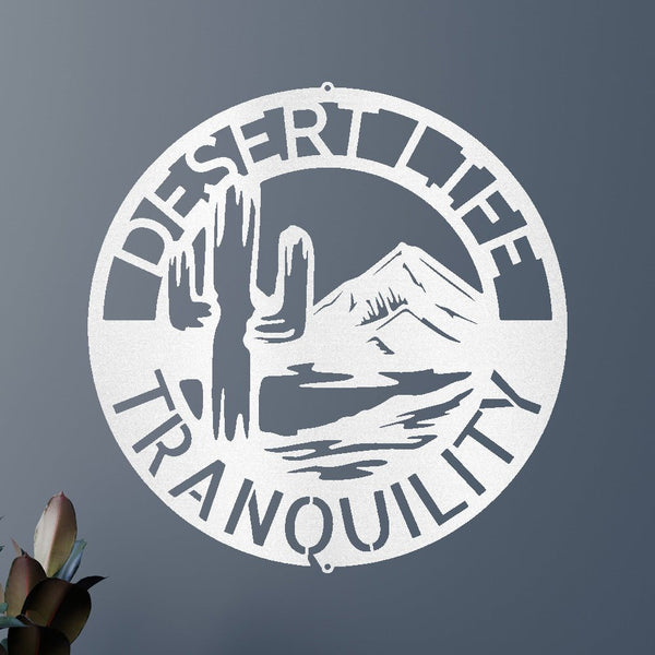 Desert Life Personalized Gifts - Custom Metal Sign