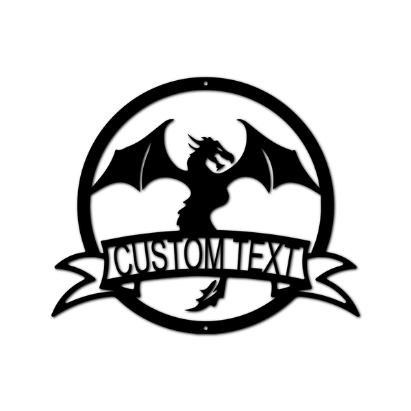 Dragon Banner Personalized Gifts - Custom Metal Sign