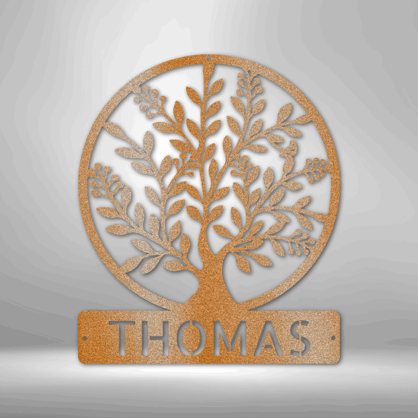 Family Tree Personalized Gifts - Custom Metal Sign