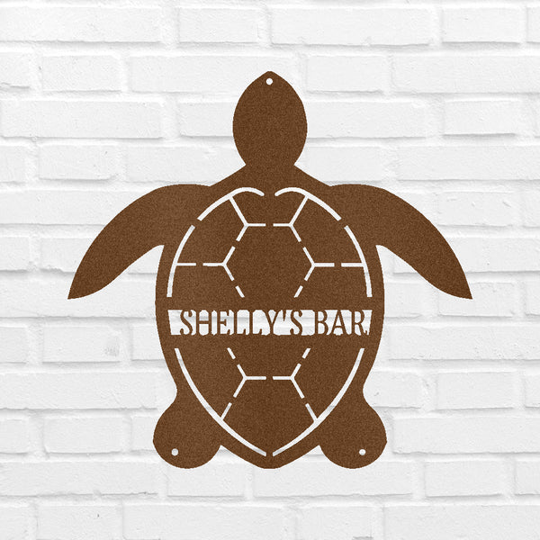 Turtle Personalized Gifts - Custom Metal Sign