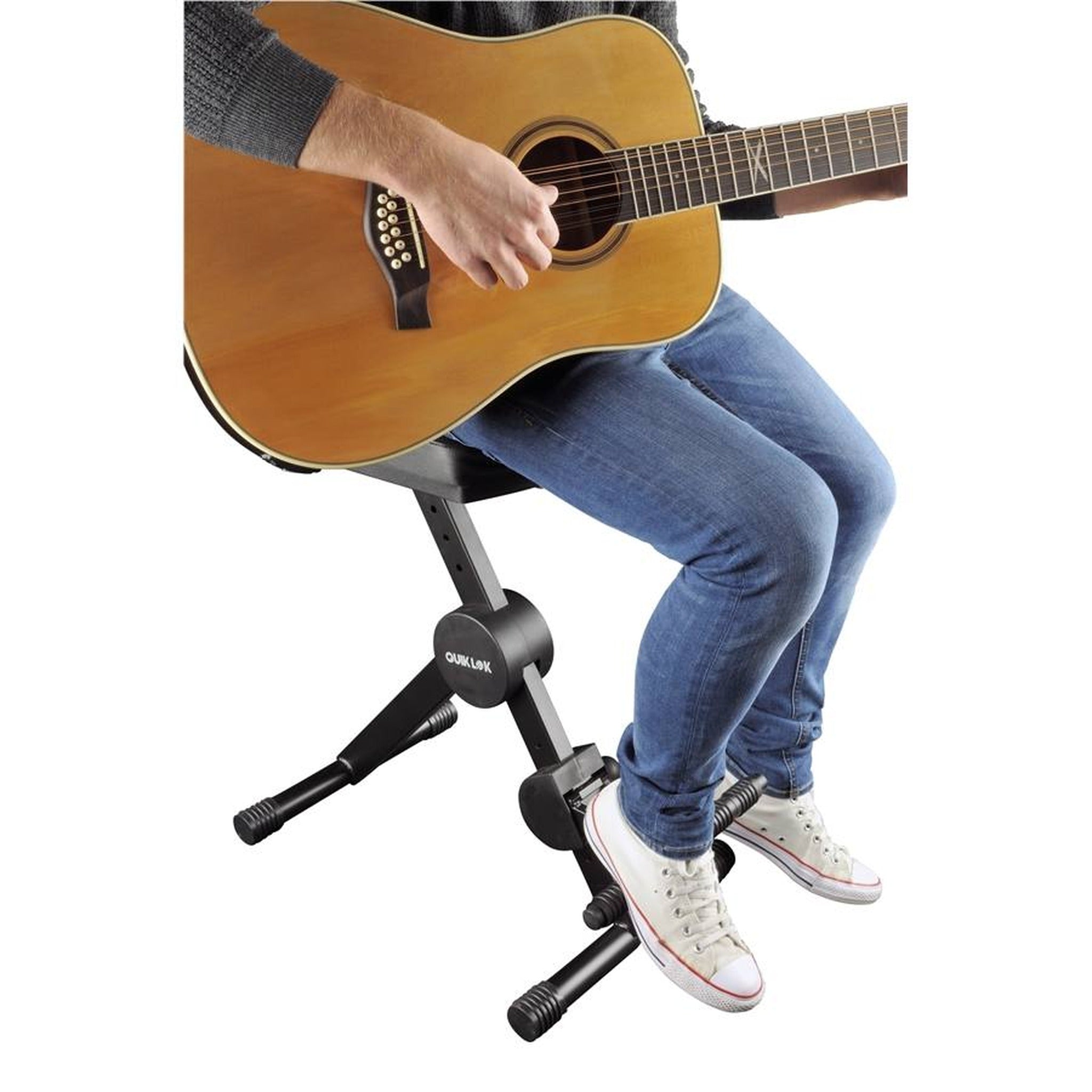 Quik Lok DX-749 Musician's Seat with Backrest and Footrest