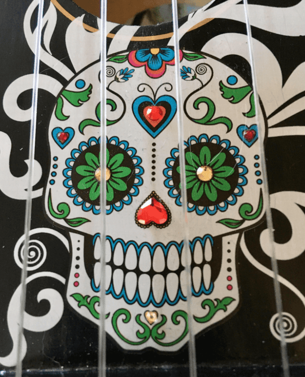 Rozanna's Sugar Skull Mariachi Ukulele