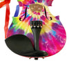 Tie Dye 1/2 Violin Outfit Crystal fine tuners