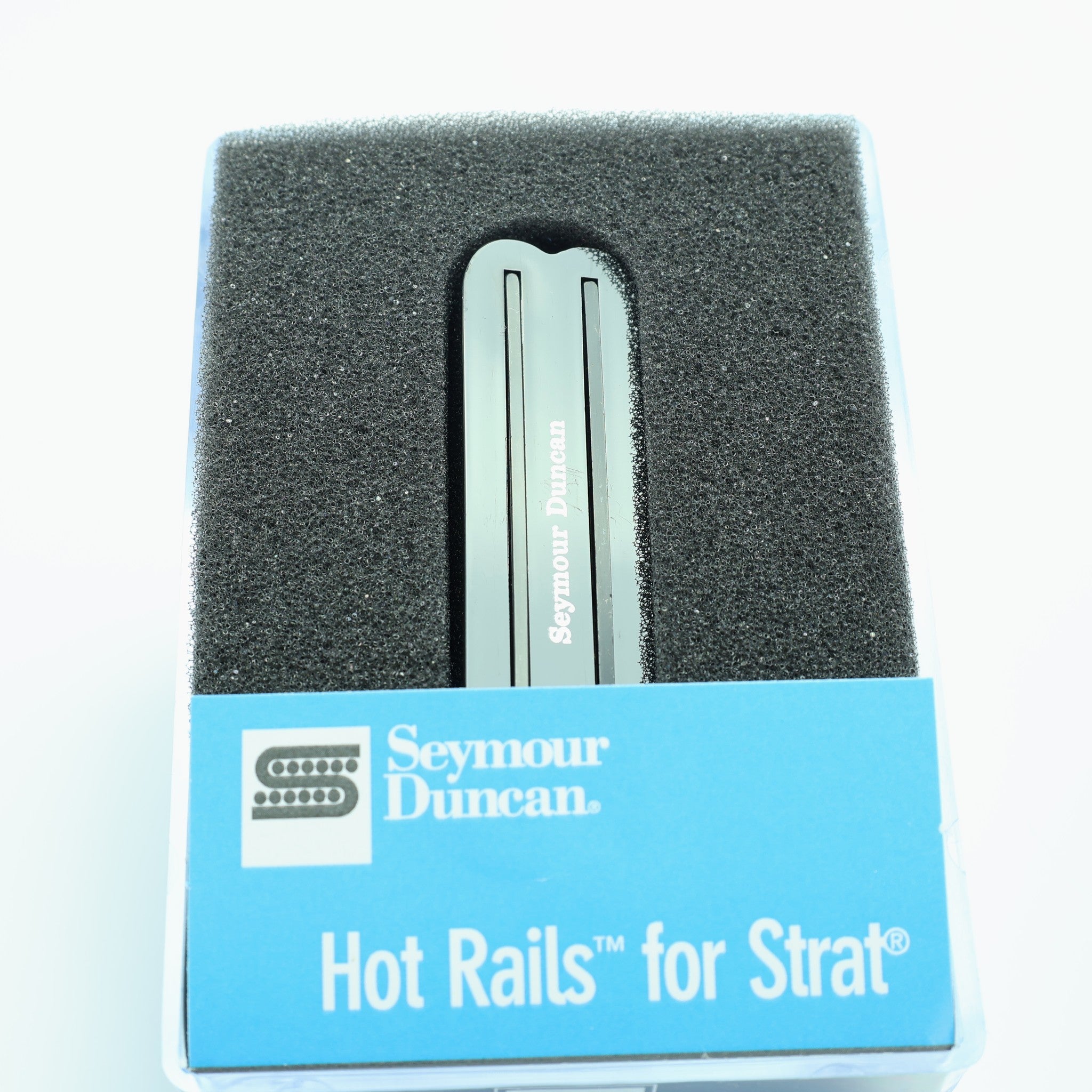 Seymour Duncan SHR-1b Hot Rails for Strat bridge pickup, black, front