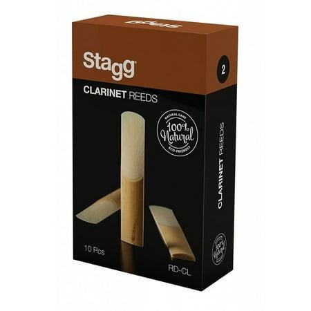 Stagg Box of 10 BB Clarinet Reeds Hardness - El Cajon Guitars and Music