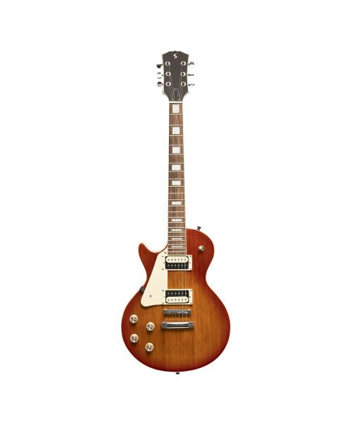 Stagg Left Handed Electric LP style Guitar SEL - STD VSB LH - El Cajon Guitars and Music