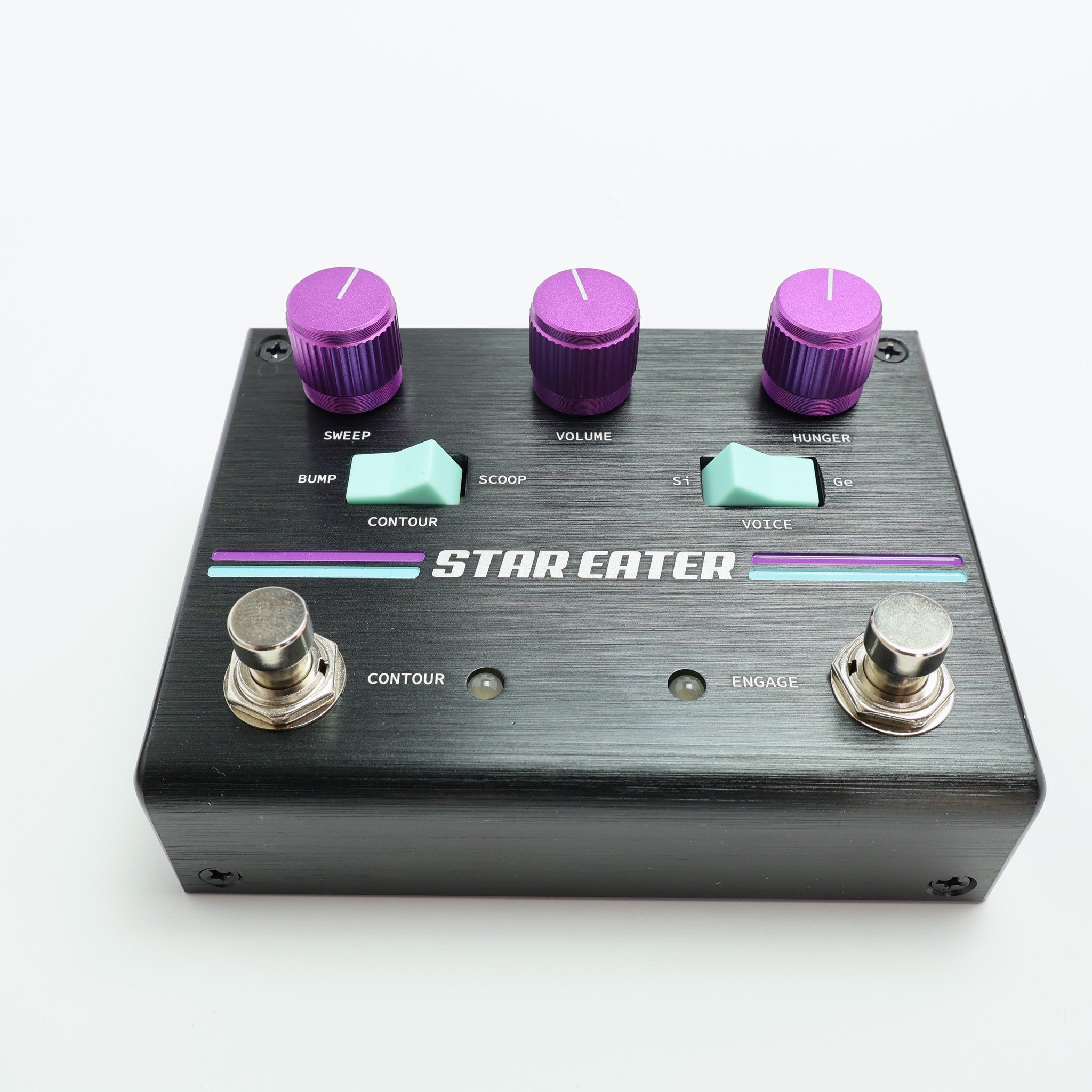 Pigtronix Star Eater fuzz pedal, front
