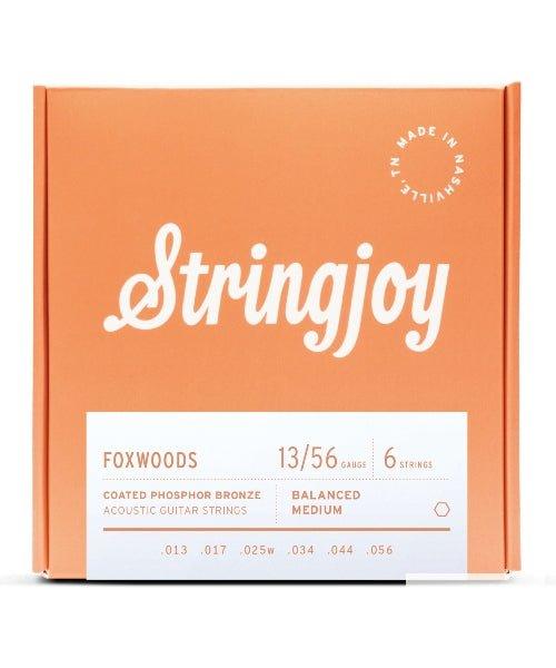 Stringjoy FoxWoods | Medium Gauge (13 - 56) Coated Phosphor Bronze Acoustic Guitar - El Cajon Guitars and Music