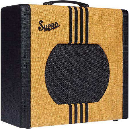 Supro 1822 Delta King 12 15W 1X12 Tube Guitar AMP Tweed and Black - El Cajon Guitars and Music