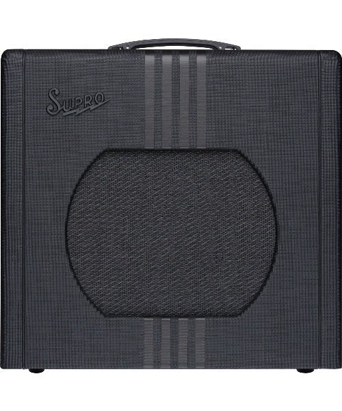 Supro 1822 Delta King 12 15W 1X12 Tube Guitar AMP Tweed and Black - El Cajon Guitars and Music