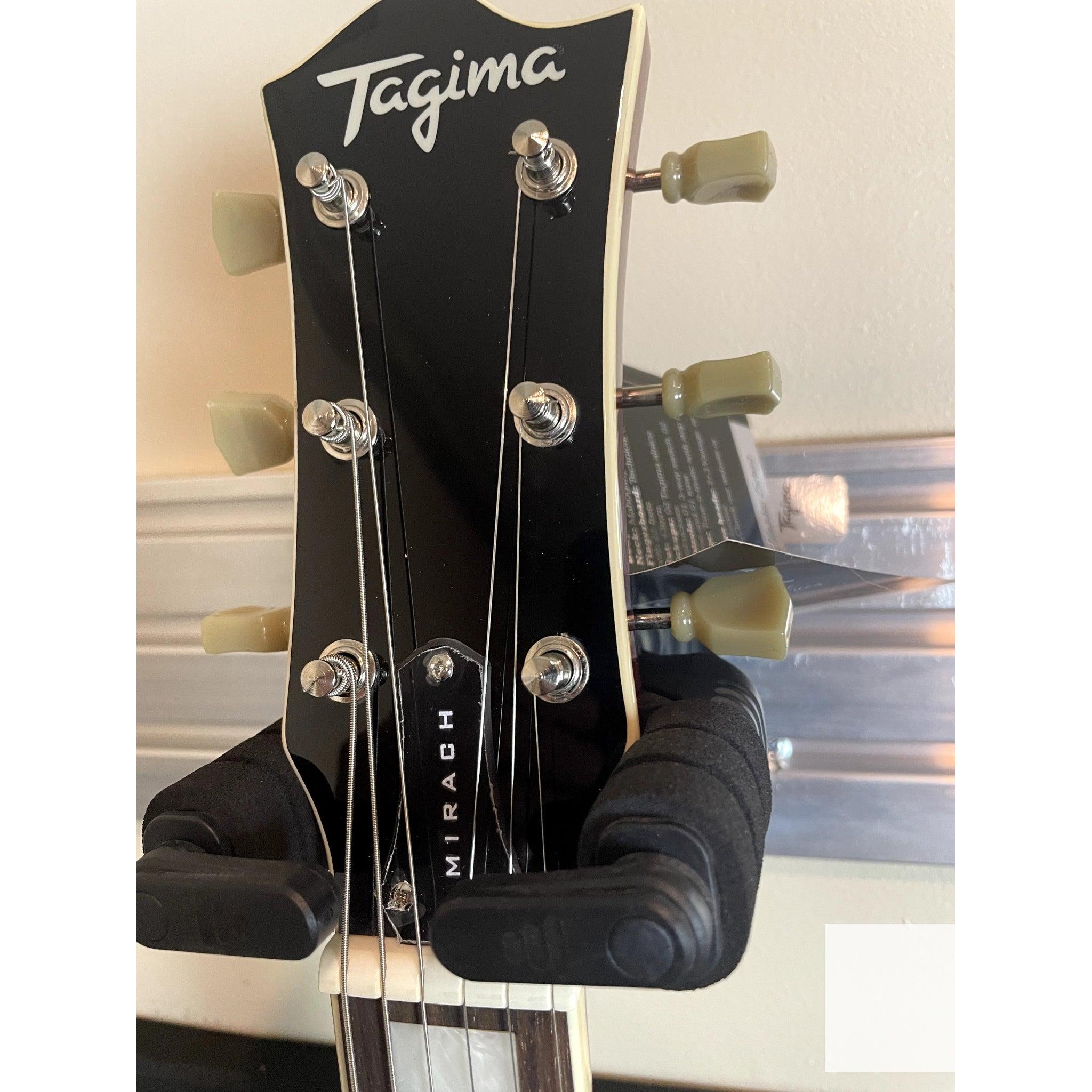 Tagima Mirach Flamed Transparent Amber with Real Rosewood Fretboard Hardshell Case Included - El Cajon Guitars and Music