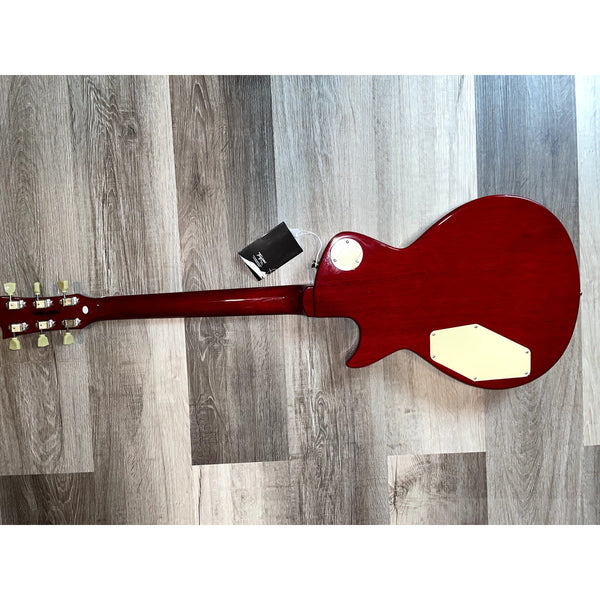 Tagima Mirach Transparent Red Flamed Maple with Hardshell Case - El Cajon Guitars and Music