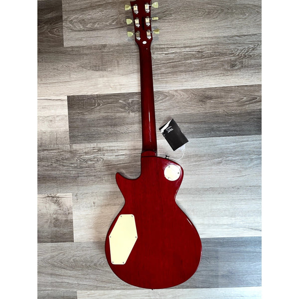 Tagima Mirach Transparent Red Flamed Maple with Hardshell Case - El Cajon Guitars and Music