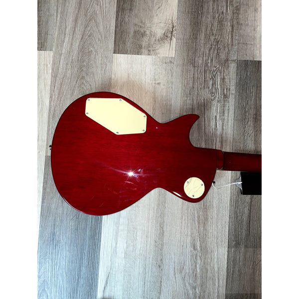 Tagima Mirach Transparent Red Flamed Maple with Hardshell Case - El Cajon Guitars and Music