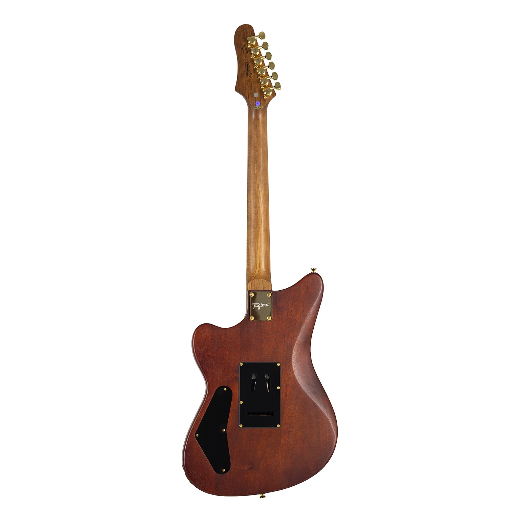 Tagima Rocker SV-2 back view with roasted maple neck