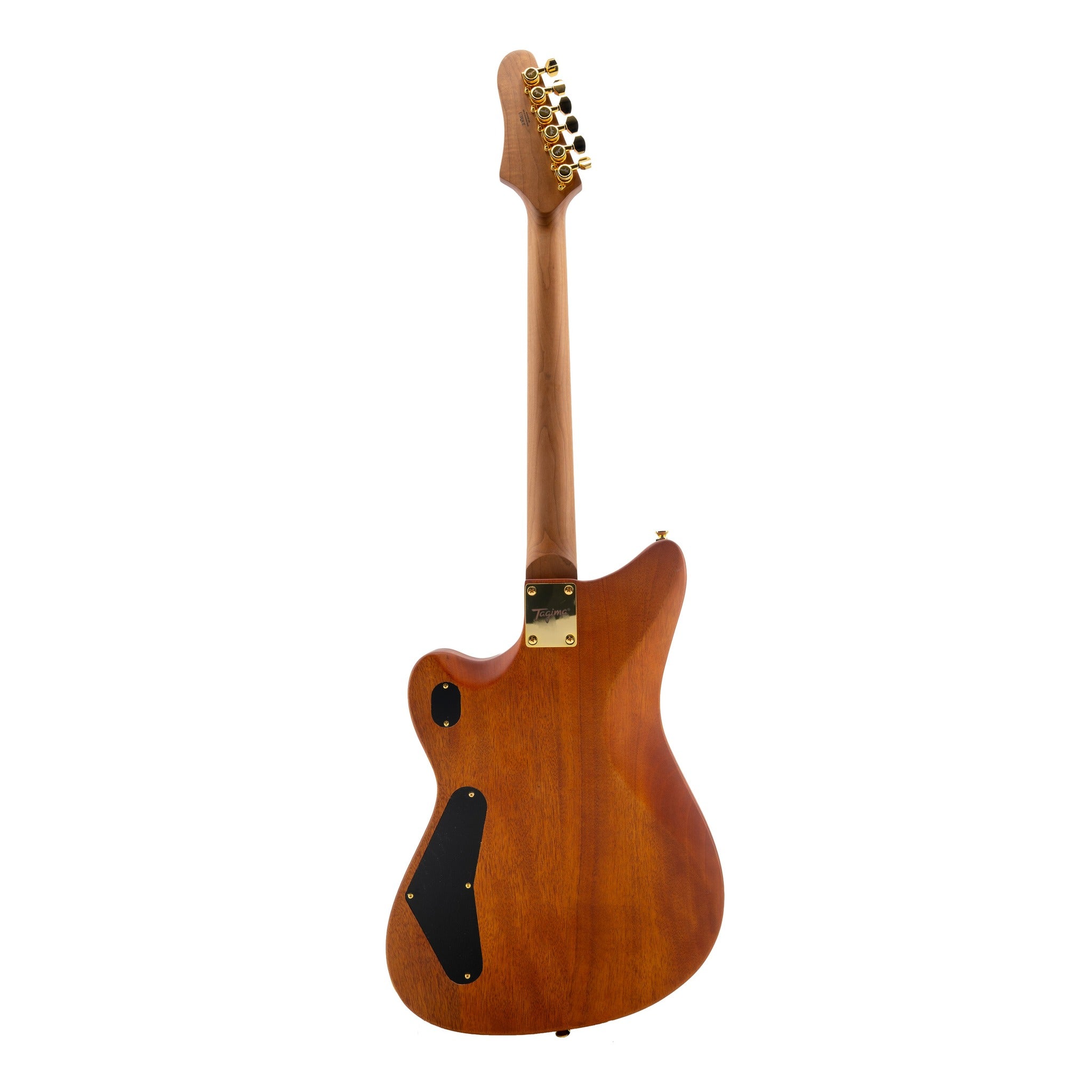 Tagima Rocker UQ back view with roasted maple neck