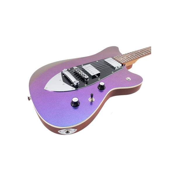 Tagima Rocker UQ Chameleon body top showing pickups and controls