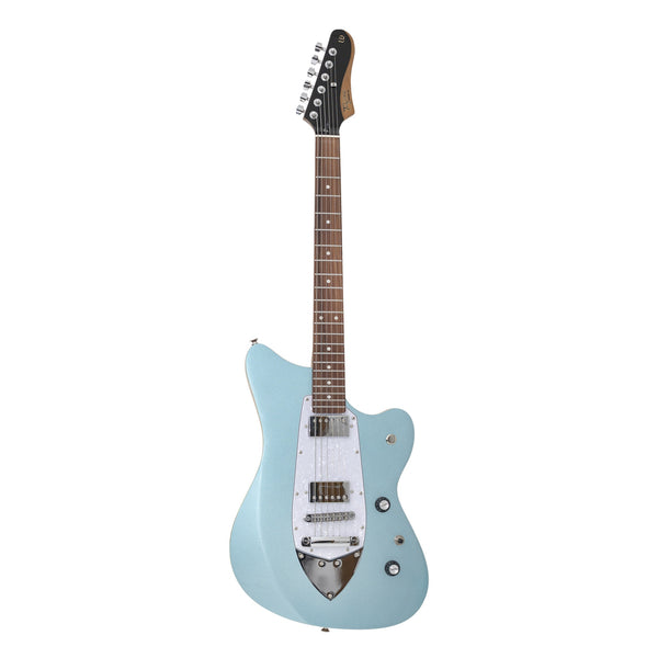 Tagima Rocker UQ electric guitar in Lake Placid Blue, front view