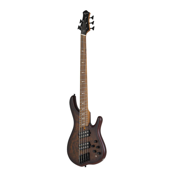 Tagima Rupture 5 UQ bass Tobacco Burst side