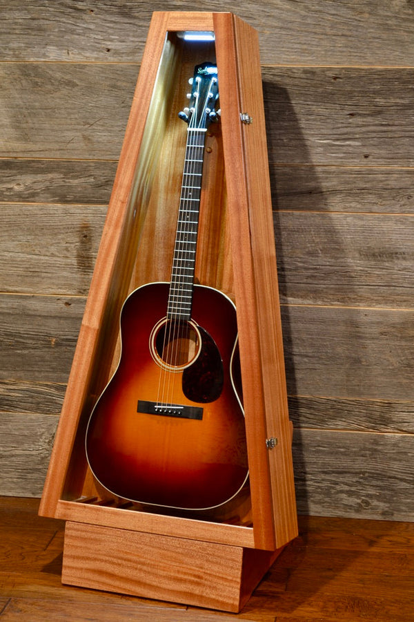 ClimaStand Triangle Humidor with Base - African Mahogany
