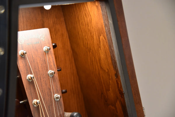 ClimaStand Triangle Humidor with Base - 300 Year Old Reclaimed Wood with Boston Stain