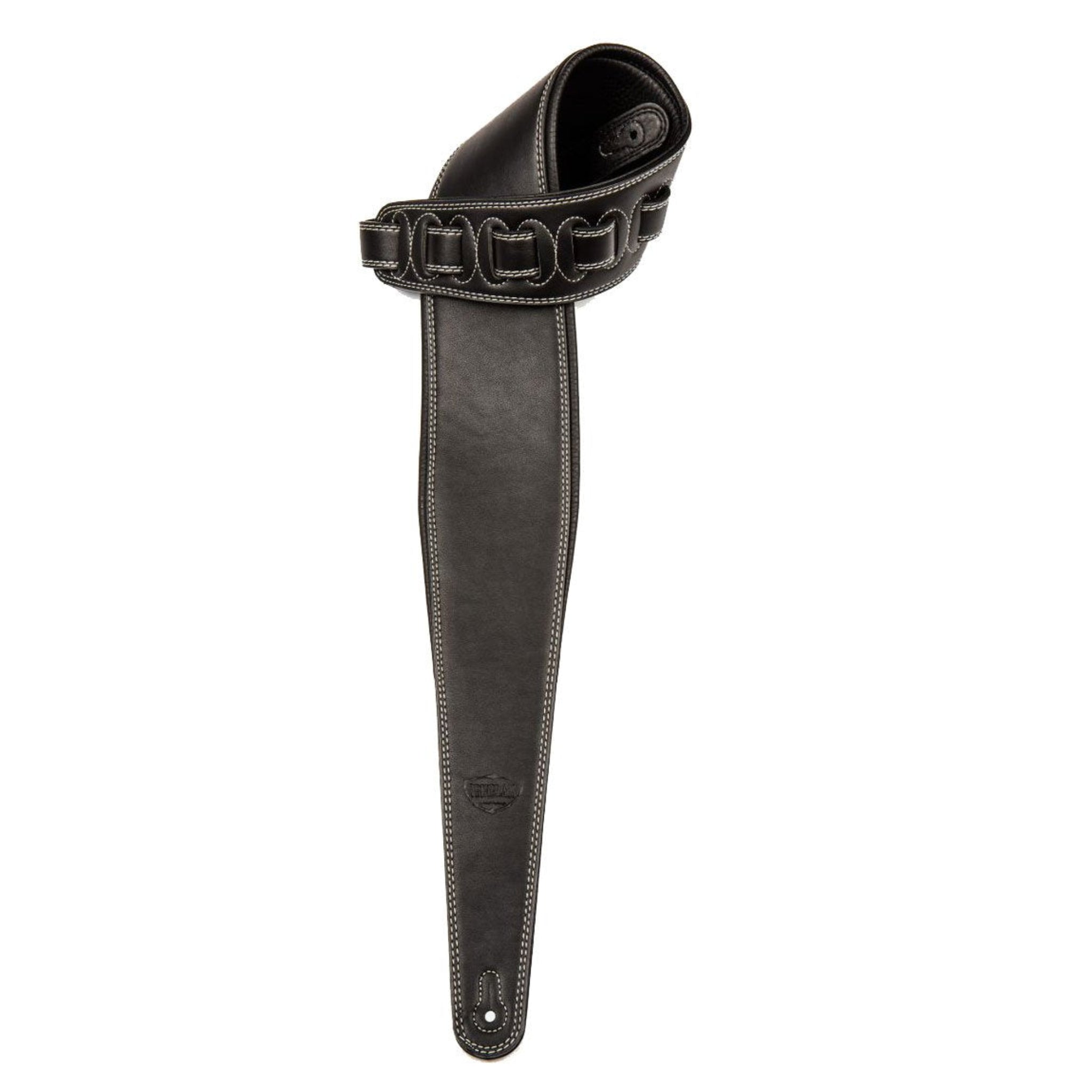 Tetherax Sedan - Guitar Strap, Multi Stich Padded, Black - El Cajon Guitars and Music