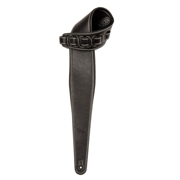 Tetherax Sedan - Guitar Strap, Multi Stich Padded, Black - El Cajon Guitars and Music