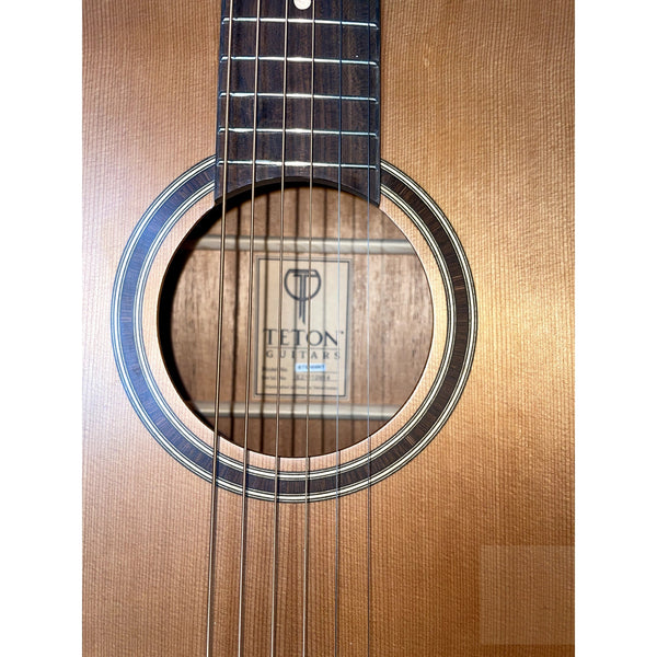 Teton Dreadnaught Acoustic Guitar Solid Cedar Top STS105NT - El Cajon Guitars and Music