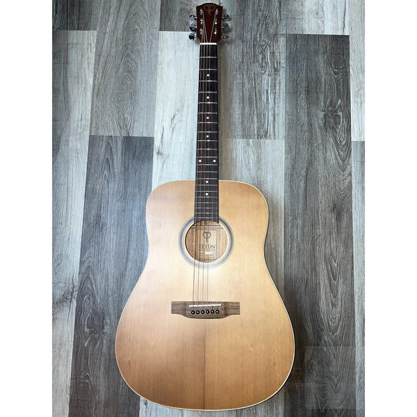 Teton Dreadnaught Acoustic Guitar Solid Cedar Top STS105NT - El Cajon Guitars and Music