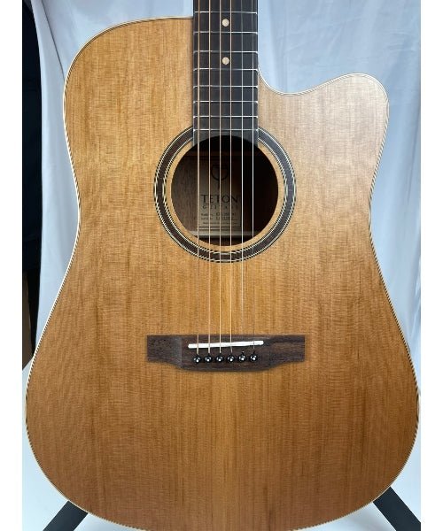 Teton STS105CENT Acoustic Electric Guitar Cutaway With Teton Blackboard Electronics - Solid Cedar Top - El Cajon Guitars and Music