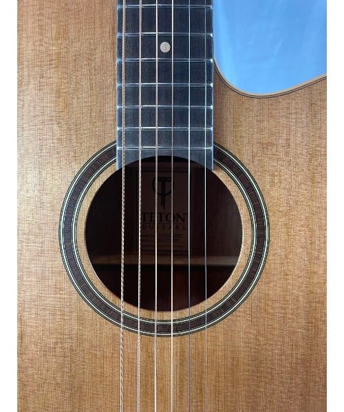 Teton STS105CENT Acoustic Electric Guitar Cutaway With Teton Blackboard Electronics - Solid Cedar Top - El Cajon Guitars and Music